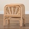 Bali & Pari Carabella Bohemian Natural Rattan 1-Drawer Nightstand 244-13673-ZORO - alternate 4